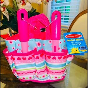 Melissa & Doug Gardening Tote Set With Tools NWT
